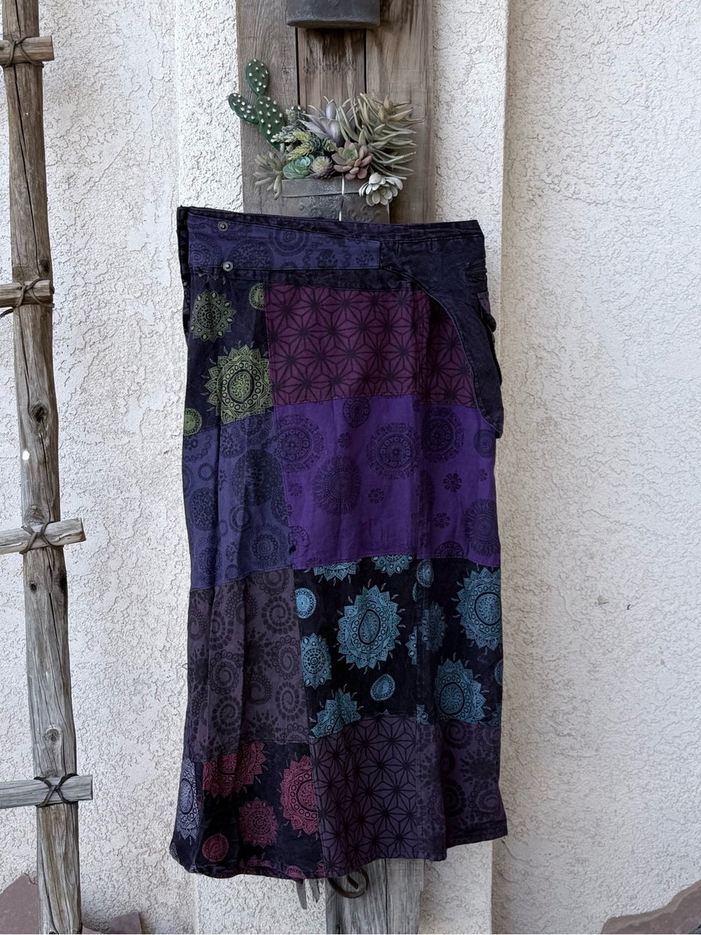 Mexicali Blues - Bohemian PatchworkMaxi Skirt - Multicolor - NWT - Size S/M